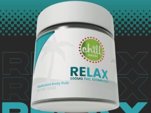 RELAX Body Rub | 500mg THC | 500mg CBD | 2.5oz | Chill Medicated ** SALE **