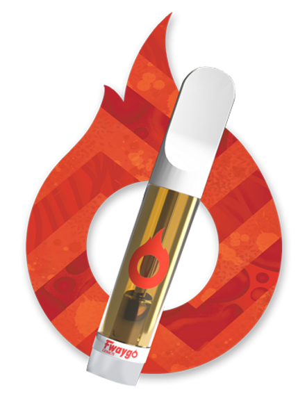 Hardcore OG | Vape Cartridge | 1g | Indica | Fwaygo Extracts ** 2 Carts/$30 **
