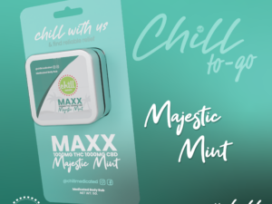 MAXX To-Go Chill Rub | 1000mg THC | 1000mg CBD | 5G | Majestic Mint ** SALE * 2/$20 **